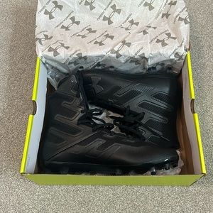 *NEW IN BOX* Under Armour Highlight MC Lacrosse Cleat - Black - Size 9